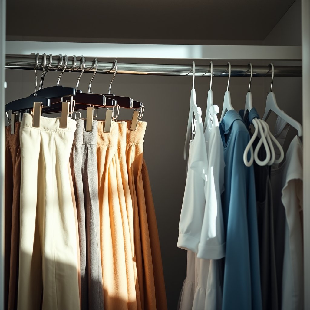 Pants Hangers: 12 Ultimate Checklist For Best Closet Organization 2026 2 pants hangers in action