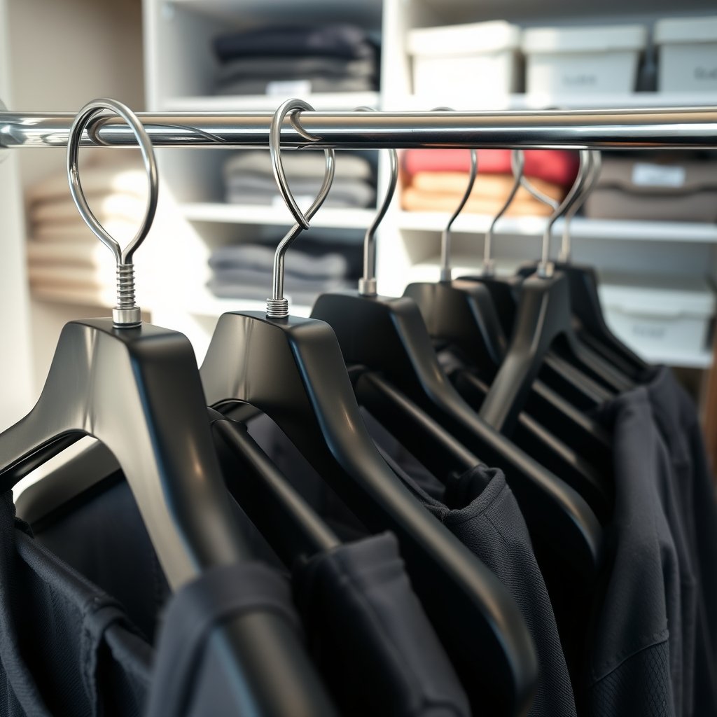 pants hangers in action