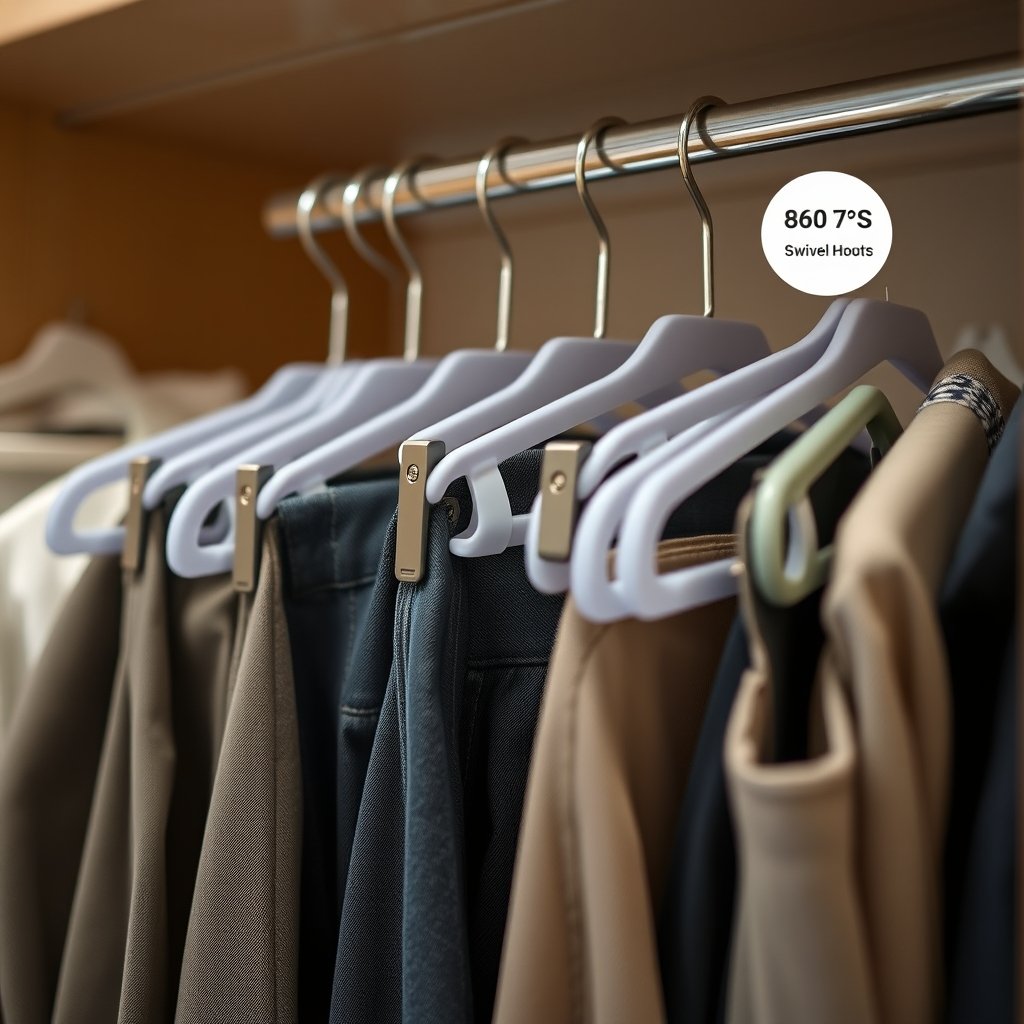 pants hangers in action